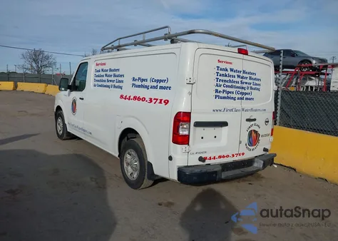 2019 Nissan Nv Cargo Nv2500 Hd Sv V6 из США, поврежденный, VIN 1N6BF0KY3KN802829